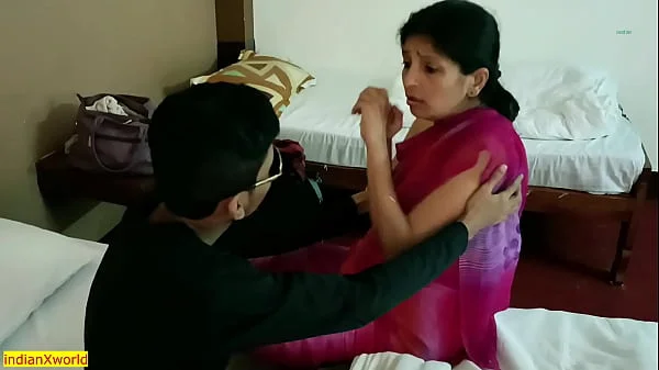 Hindi maid fucking with teen boy! Real sex